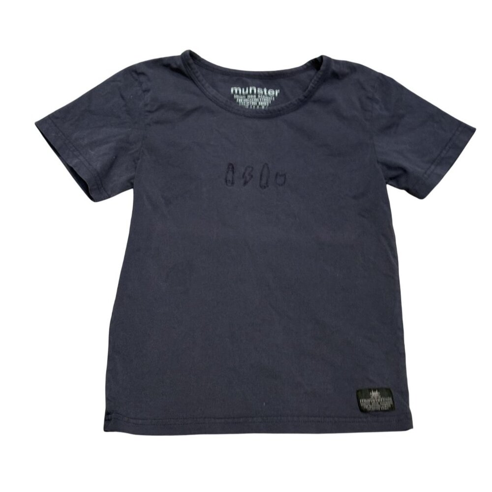 Munster Embroidered T-Shirt in Navy